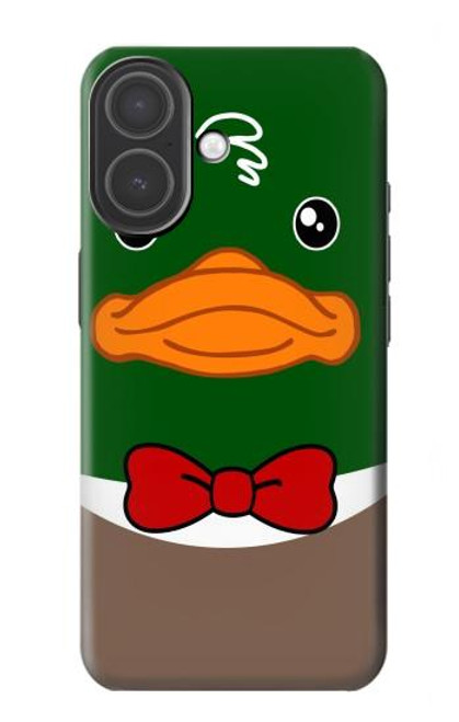 S2762 Vert Tête Canard colvert Tuxedo Dessin animé Etui Coque Housse pour iPhone 17