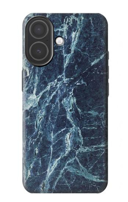 S2799 Lumière Bleu Marbre Pierre Imprimé Graphique Etui Coque Housse pour iPhone 17