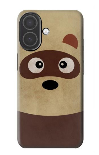 S2825 Mignon raton laveur animé Dessin Etui Coque Housse pour iPhone 17
