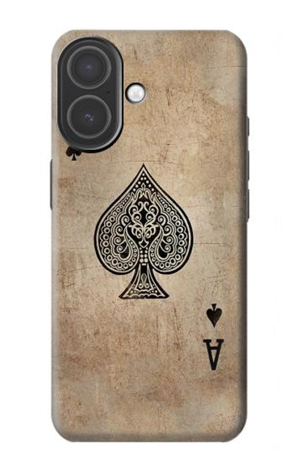 S2928 Ace Carte pique millésimé Etui Coque Housse pour iPhone 17