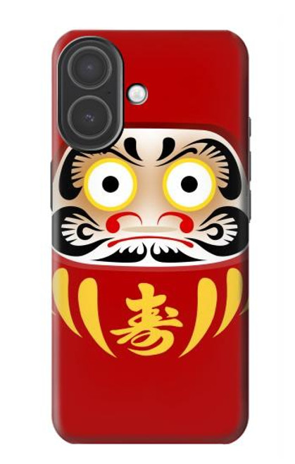 S3045 Japon Bonne chance Daruma Poupée Etui Coque Housse pour iPhone 17