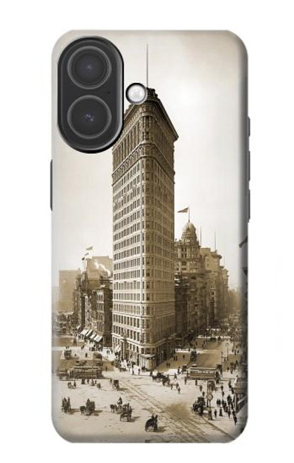 S3046 Vieux de New York Flatiron Bâtiment Etui Coque Housse pour iPhone 17
