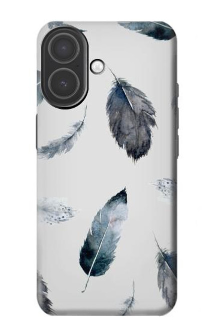 S3085 Motif de peinture Plume Etui Coque Housse pour iPhone 17