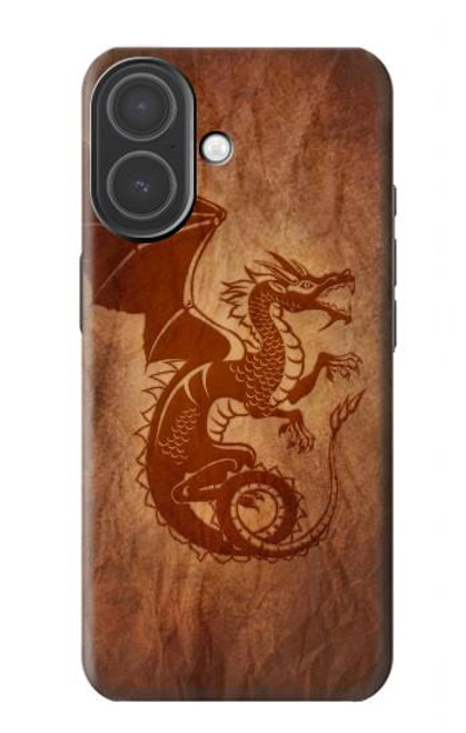 S3086 Rouge dragon Tatouage Etui Coque Housse pour iPhone 17