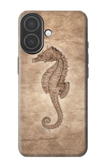 S3214 Hippocampe squelette Fossile Etui Coque Housse pour iPhone 17