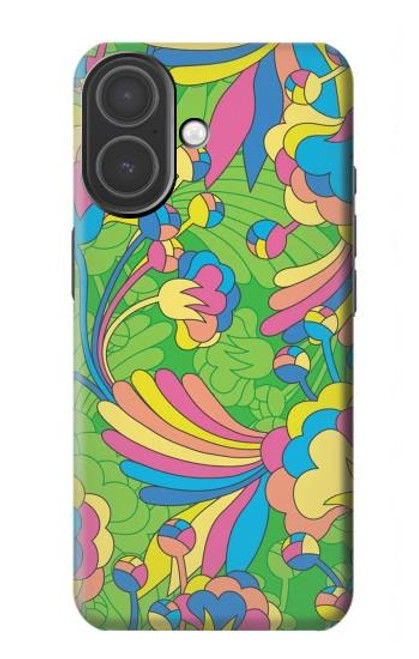 S3273 Fleur Ligne Motif Art Etui Coque Housse pour iPhone 17