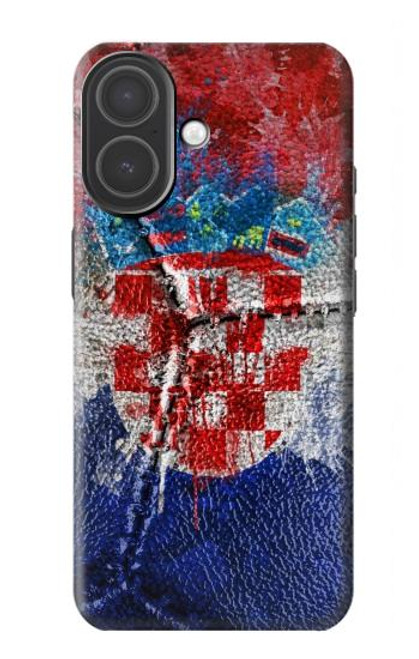 S3313 Croatie Drapeau graphique Football Millésime Etui Coque Housse pour iPhone 17