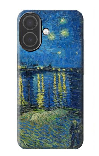 S3336 Van Gogh Nuit étoilée sur le Rhône Etui Coque Housse pour iPhone 17