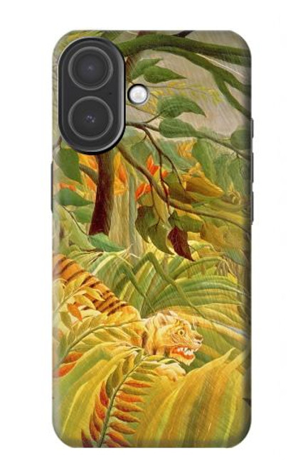 S3344 Henri Rousseau Tigre dans une tempête tropicale Etui Coque Housse pour iPhone 17
