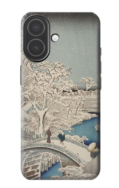 S3350 Utagawa Hiroshige Tambour Pont Yuhi Hill à Meguro Etui Coque Housse pour iPhone 17