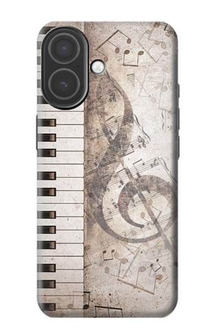 S3390 Note de musique Etui Coque Housse pour iPhone 17