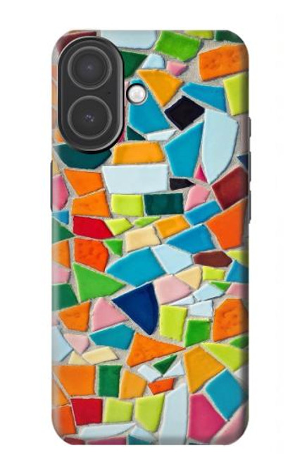 S3391 Art abstrait carreaux de mosaïque graphique Etui Coque Housse pour iPhone 17