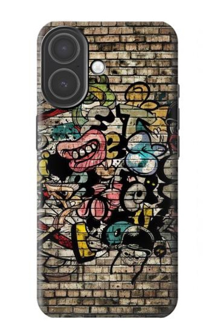 S3394 Graffiti mur Etui Coque Housse pour iPhone 17