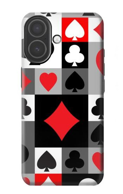 S3463 Costume Poker Carte Etui Coque Housse pour iPhone 17