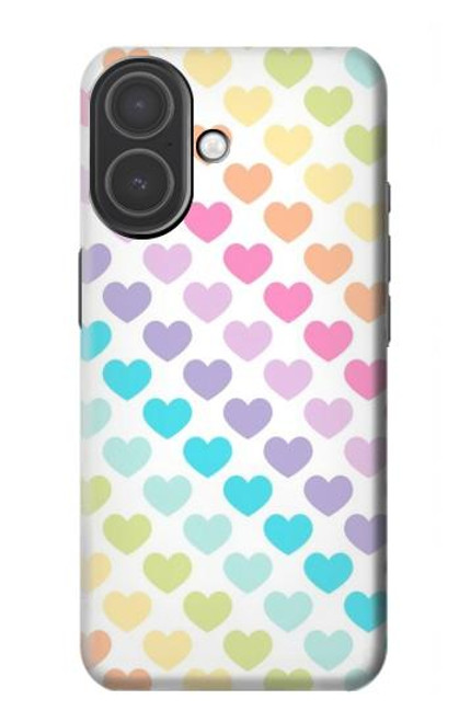 S3499 Motif coloré coeur Etui Coque Housse pour iPhone 17
