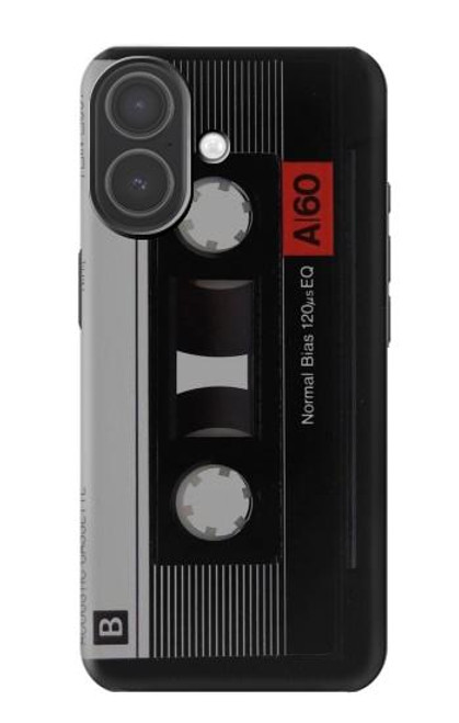 S3516 Ruban cassette millésimé Etui Coque Housse pour iPhone 17