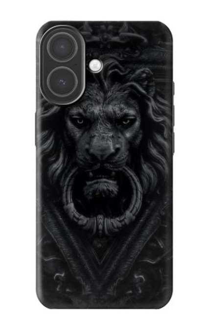 S3619 Lion noir gothique Etui Coque Housse pour iPhone 17