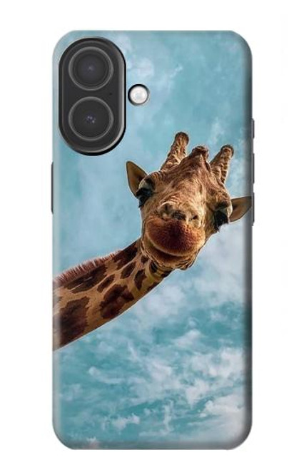 S3680 Girafe de sourire mignon Etui Coque Housse pour iPhone 17