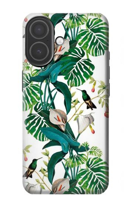 S3697 Oiseaux de la vie des feuilles Etui Coque Housse pour iPhone 17
