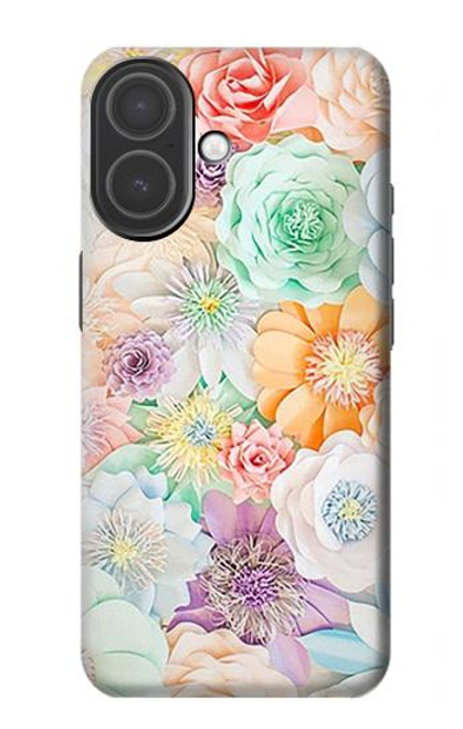 S3705 Fleur florale pastel Etui Coque Housse pour iPhone 17