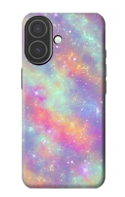 S3706 Arc-en-ciel pastel Galaxy Pink Sky Etui Coque Housse pour iPhone 17