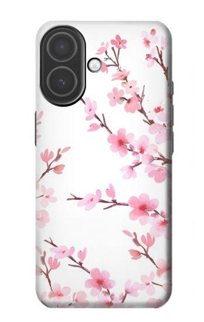 S3707 Fleur de cerisier rose fleur de printemps Etui Coque Housse pour iPhone 17