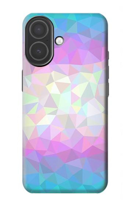 S3747 Polygone de drapeau trans Etui Coque Housse pour iPhone 17