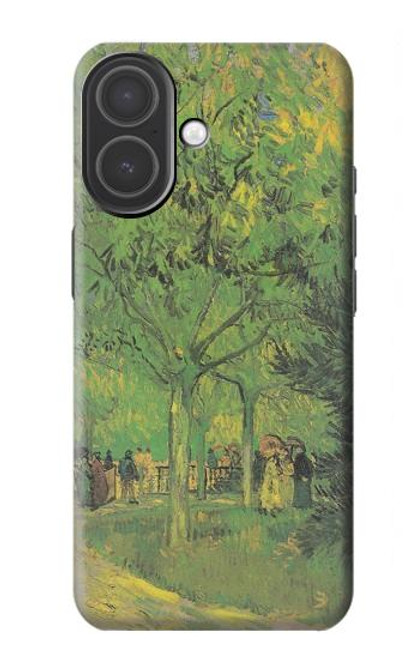 S3748 Van Gogh une ruelle dans un jardin public Etui Coque Housse pour iPhone 17