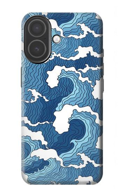 S3751 Modèle de vague Etui Coque Housse pour iPhone 17
