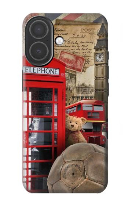 S3856 Vintage Londres Britannique Etui Coque Housse pour iPhone 17