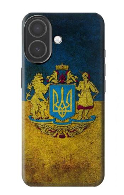 S3858 Drapeau de l'Ukraine Etui Coque Housse pour iPhone 17