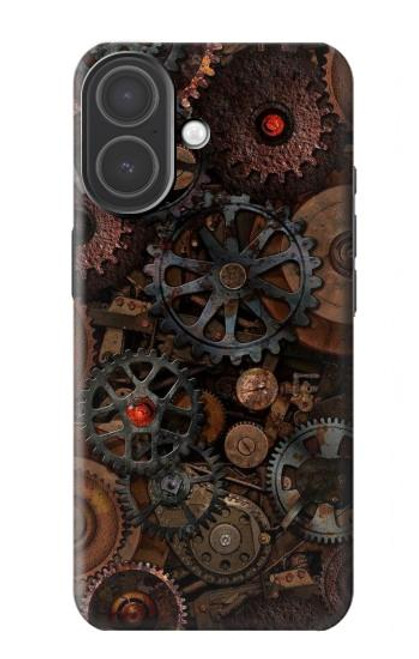 S3884 Engrenages Mécaniques Steampunk Etui Coque Housse pour iPhone 17