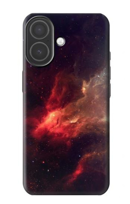 S3897 Espace nébuleuse rouge Etui Coque Housse pour iPhone 17