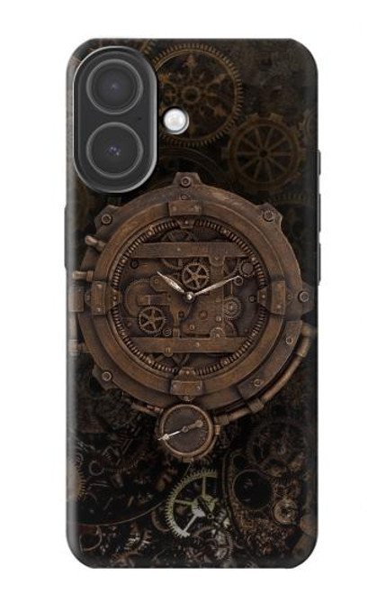S3902 Horloge Steampunk Etui Coque Housse pour iPhone 17