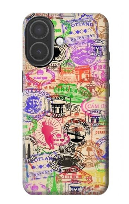 S3904 Timbres de voyage Etui Coque Housse pour iPhone 17