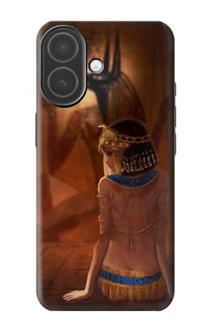 S3919 La reine égyptienne Cléopâtre Anubis Etui Coque Housse pour iPhone 17