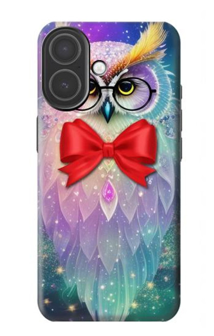 S3934 Hibou nerd fantastique Etui Coque Housse pour iPhone 17