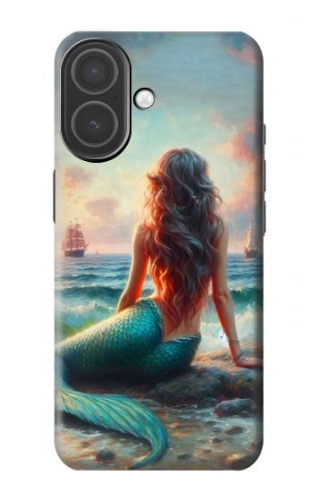 S4006 Peinture à l'huile Sirène Etui Coque Housse pour iPhone 17