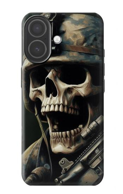 S4017 Crâne de soldat Etui Coque Housse pour iPhone 17