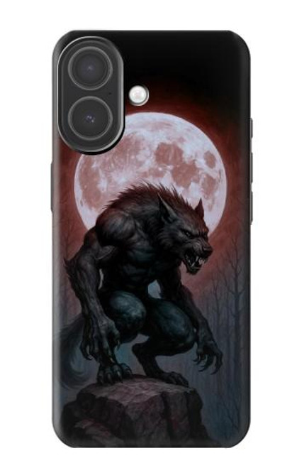 S4024 Lune de sang de loup-garou Etui Coque Housse pour iPhone 17