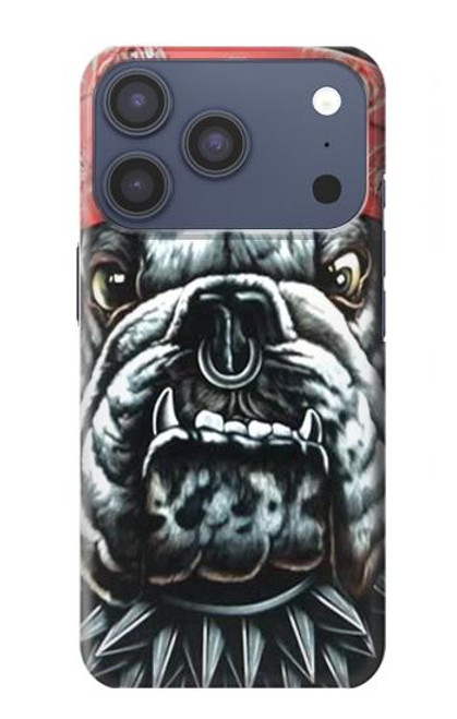 S0100 Bouledogue Football américain Etui Coque Housse pour iPhone 17 Pro