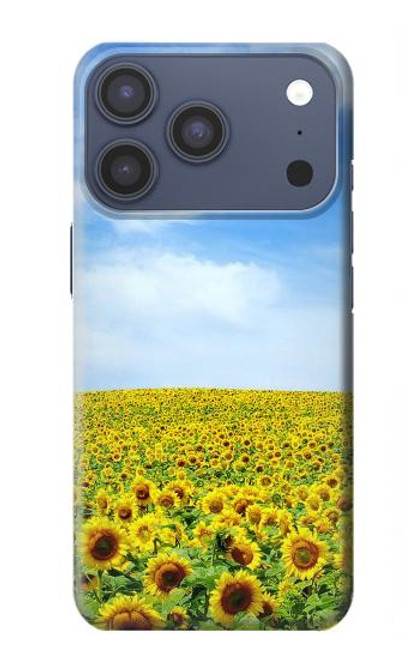 S0232 Tournesol Etui Coque Housse pour iPhone 17 Pro