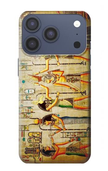S0272 Egypte murale Art Etui Coque Housse pour iPhone 17 Pro, 18 Pro