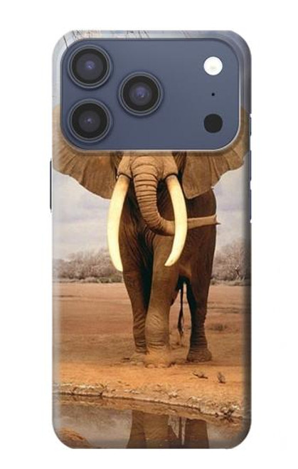 S0310 éléphant d'Afrique Etui Coque Housse pour iPhone 17 Pro