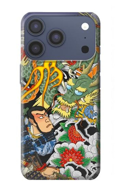 S0454 Japon Tatouage Etui Coque Housse pour iPhone 17 Pro