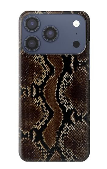 S0553 serpent Peau Etui Coque Housse pour iPhone 17 Pro, 18 Pro