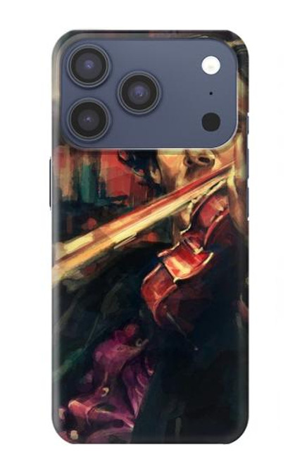 S0723 Peinture Art violon Etui Coque Housse pour iPhone 17 Pro