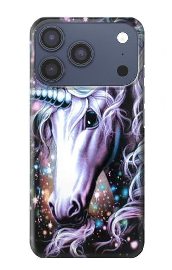 S0749 licorne Cheval Etui Coque Housse pour iPhone 17 Pro, 18 Pro