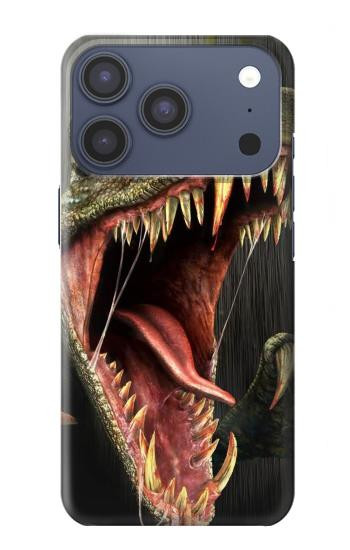 S0923 Dinosaur T-Rex Etui Coque Housse pour iPhone 17 Pro, 18 Pro