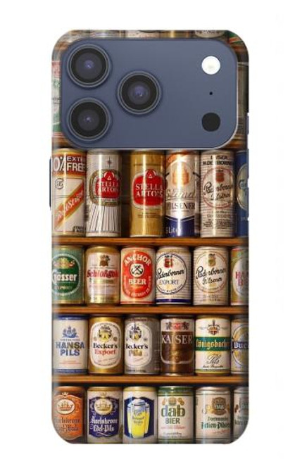 S0983 Collection de Canettes de bière Etui Coque Housse pour iPhone 17 Pro